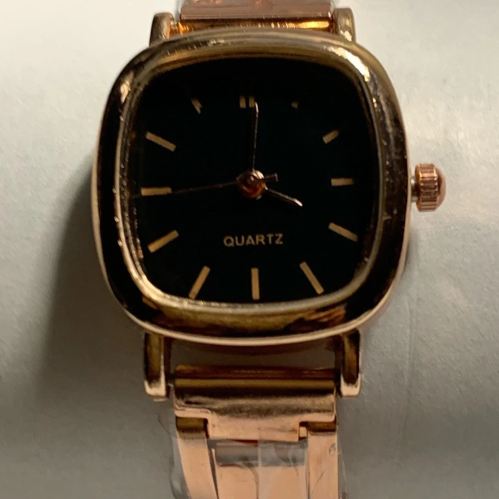 Gold-Tone Wearable Watch